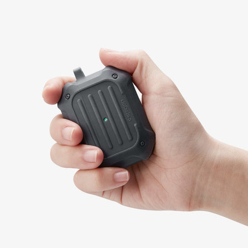 ASD00537 - Apple AirPods Pro Case Tough Armor in black showing the front